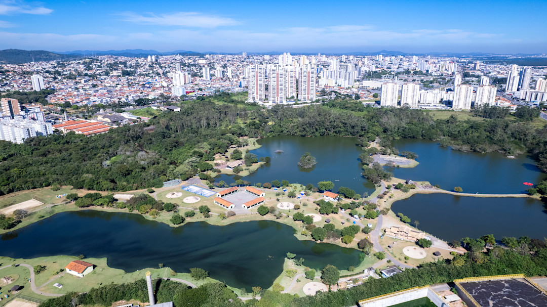 Vista aérea de Mogi das Cruzes